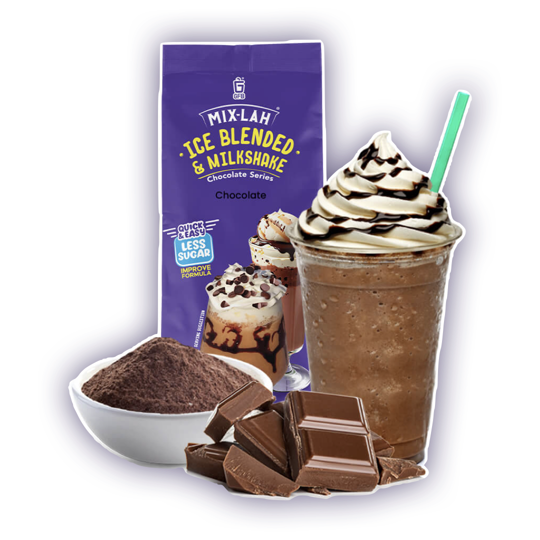MIX-LAH Ice Blended & Milkshake Premix Powder 1KG – CHOCOLATE