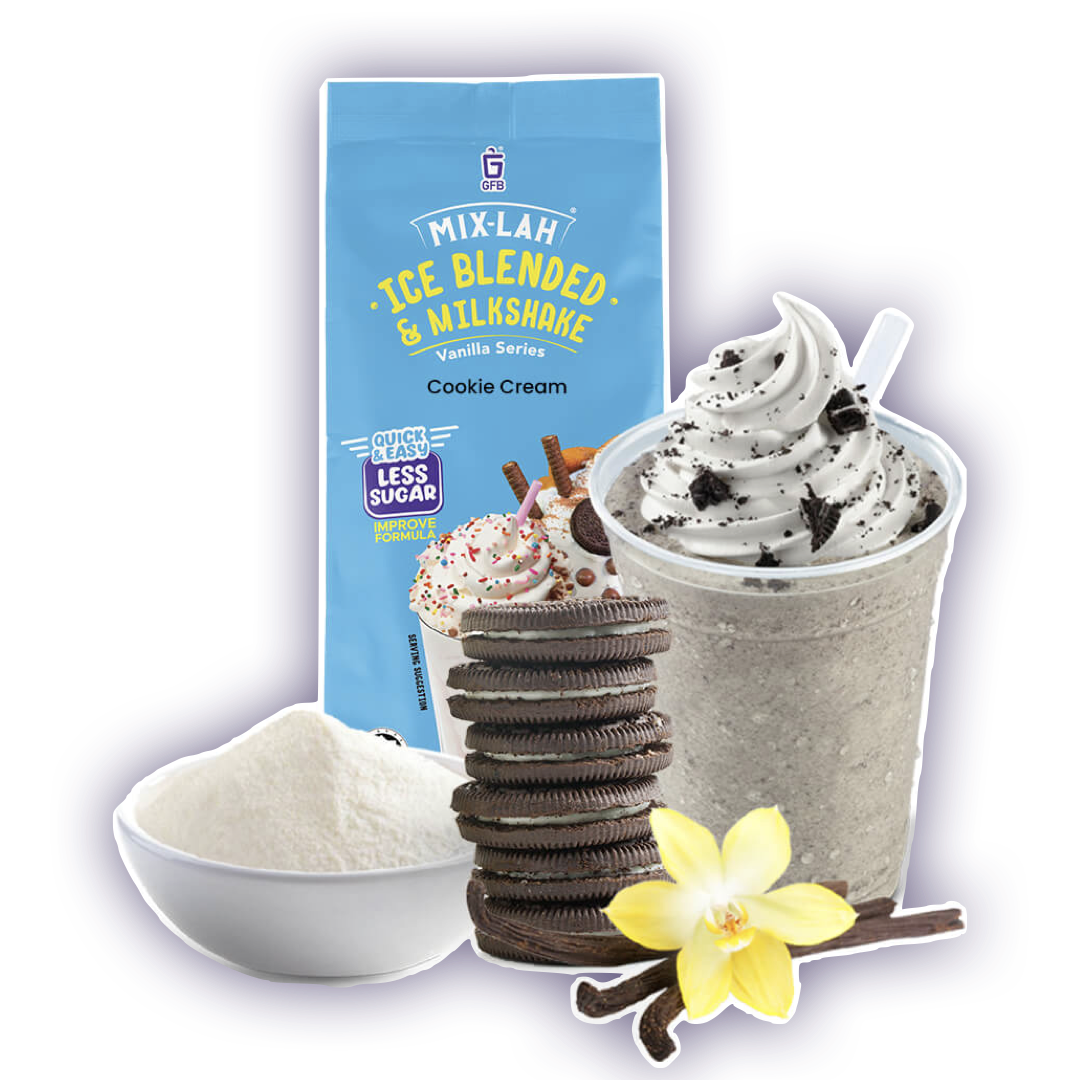 MIX-LAH Cookie Cream Milkshake Premix Powder