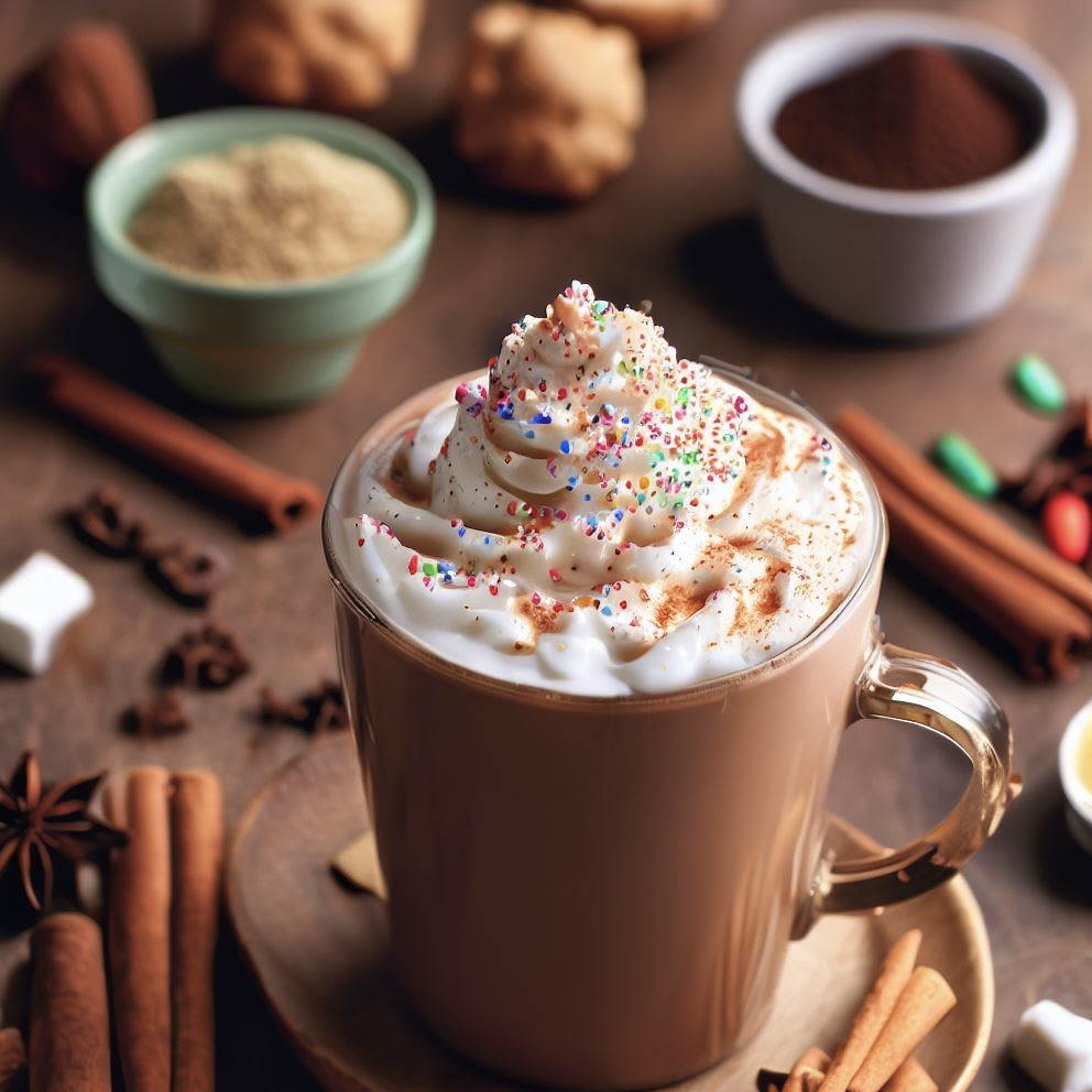 chocolate gingerbread chai latte