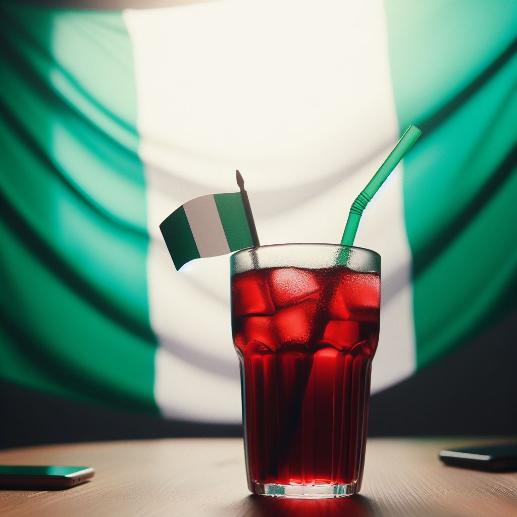 nigerian zobo tea drink
