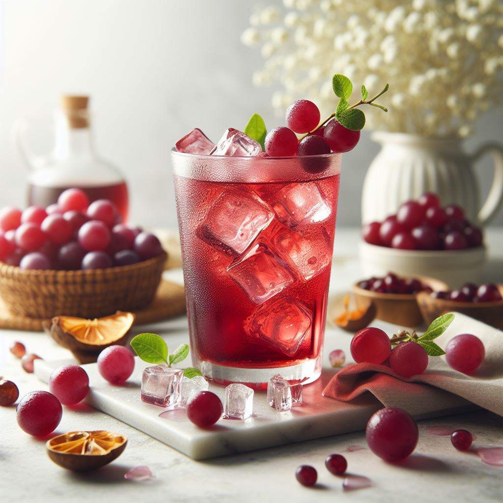 iced grape tea