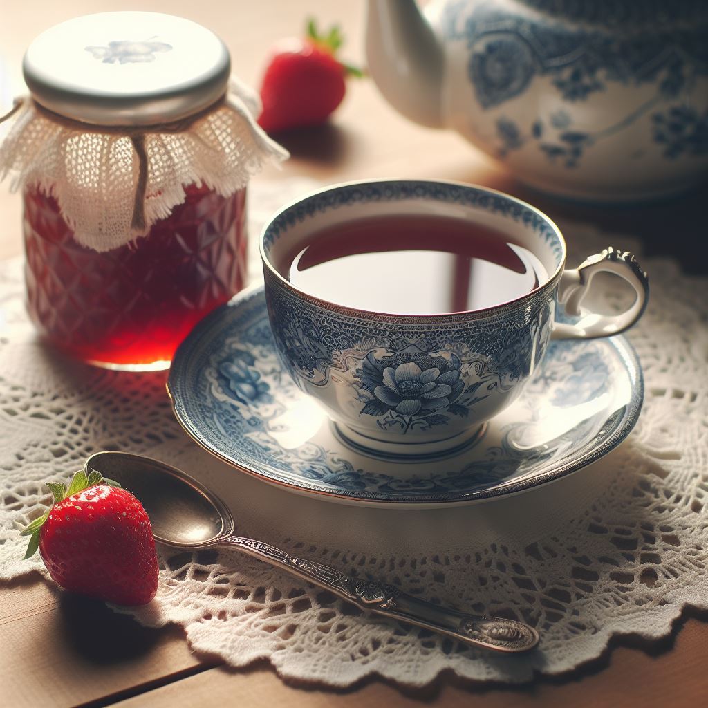 tea with jam
