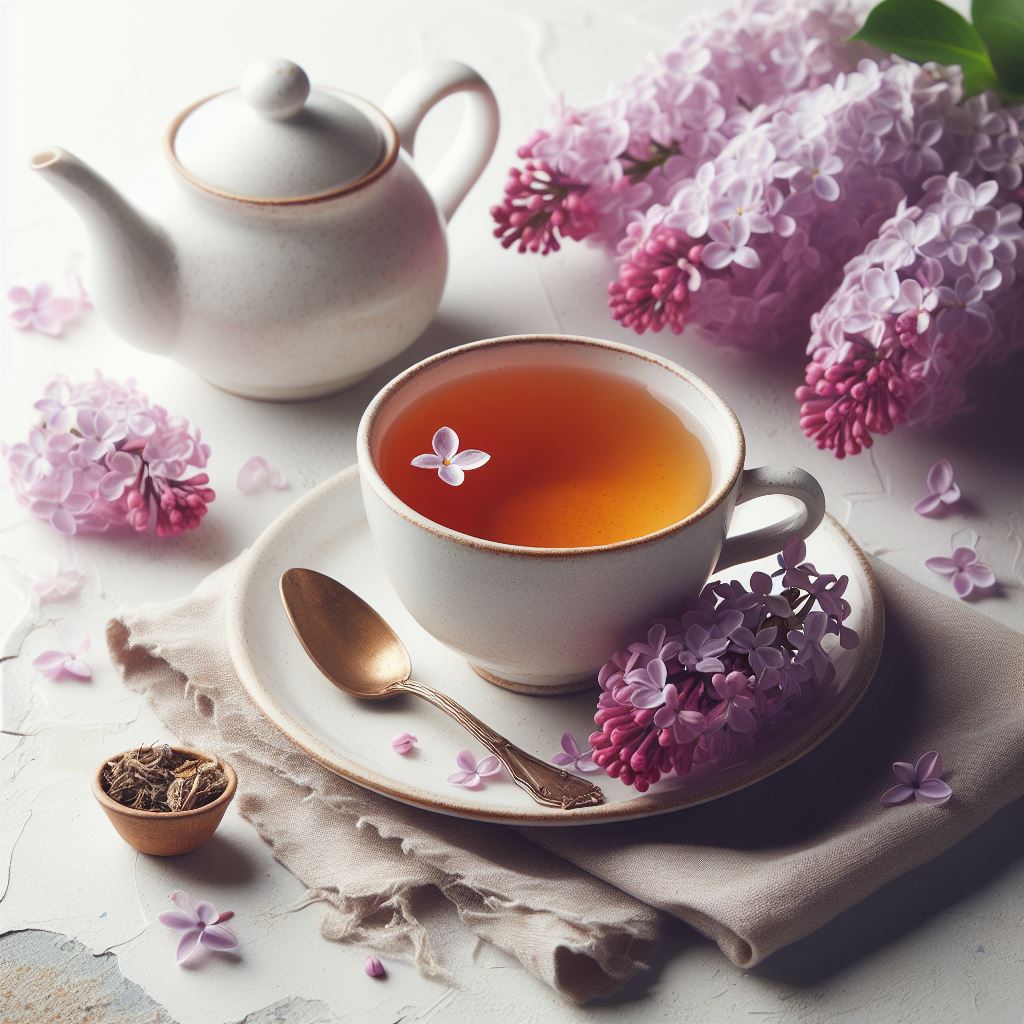 lilac tea
