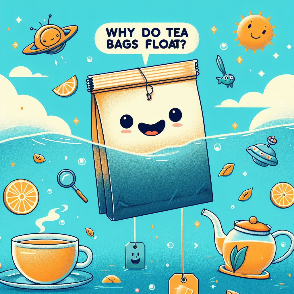 why do tea bags float