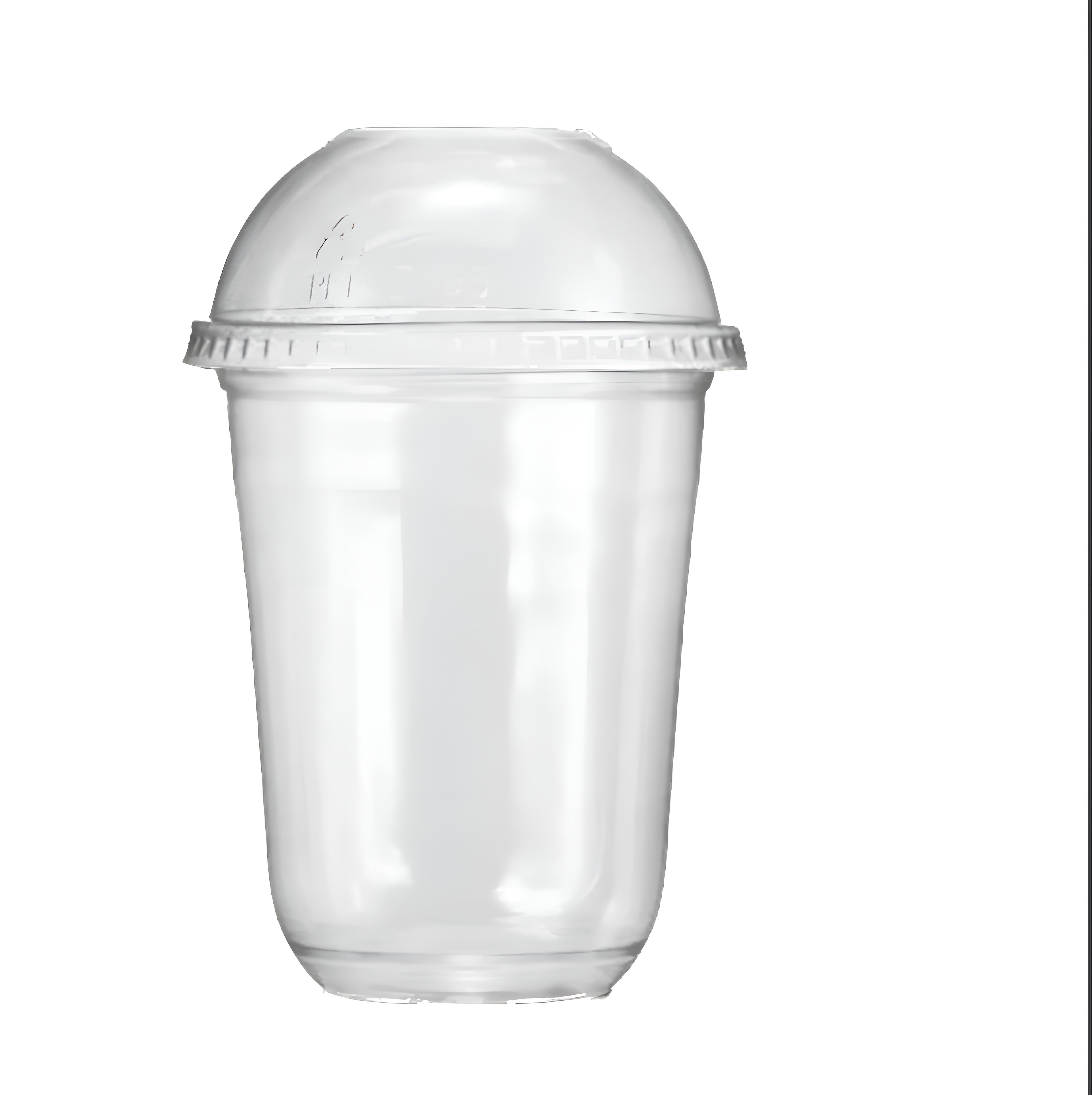 16oz U-Shaped Clear Cup With PET Dome Lid